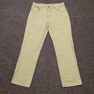 Patagonia Canvas Carpenter Pants Men's 34X32 Tan Work Wear 100%‎ Organic Cotton